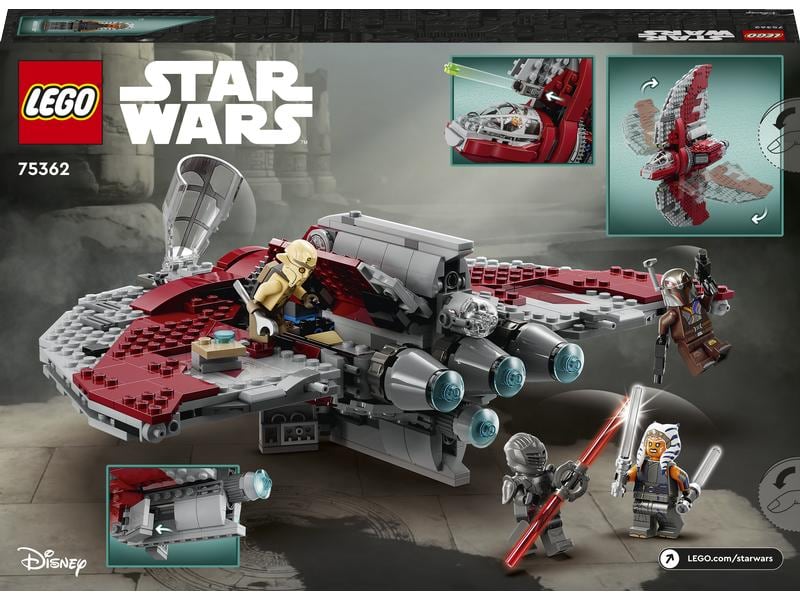 LEGO® Star Wars Ahsoka Tanos T-6 Jedi Shuttle 75362 Detailreiche Nachbildung des Sternenschiffs