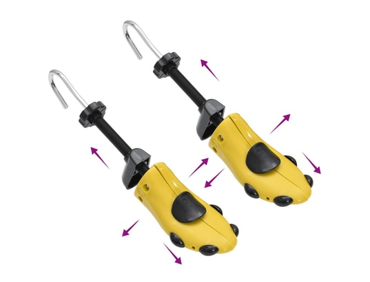 VIDAXL - Tendeurs de chaussures et chausse-pied jaune eu 41-46 plasti...