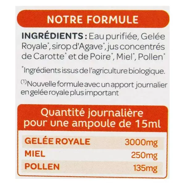 SuperDiet Geleia Real Orgânica 3000mg 20 ampolas