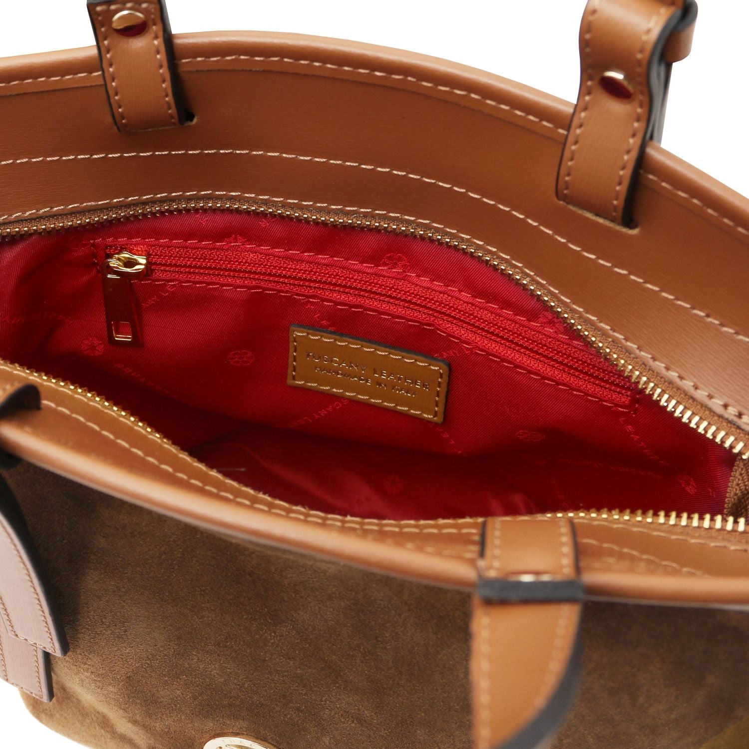 TL142261 – Glacette – Suede leren emmer tas