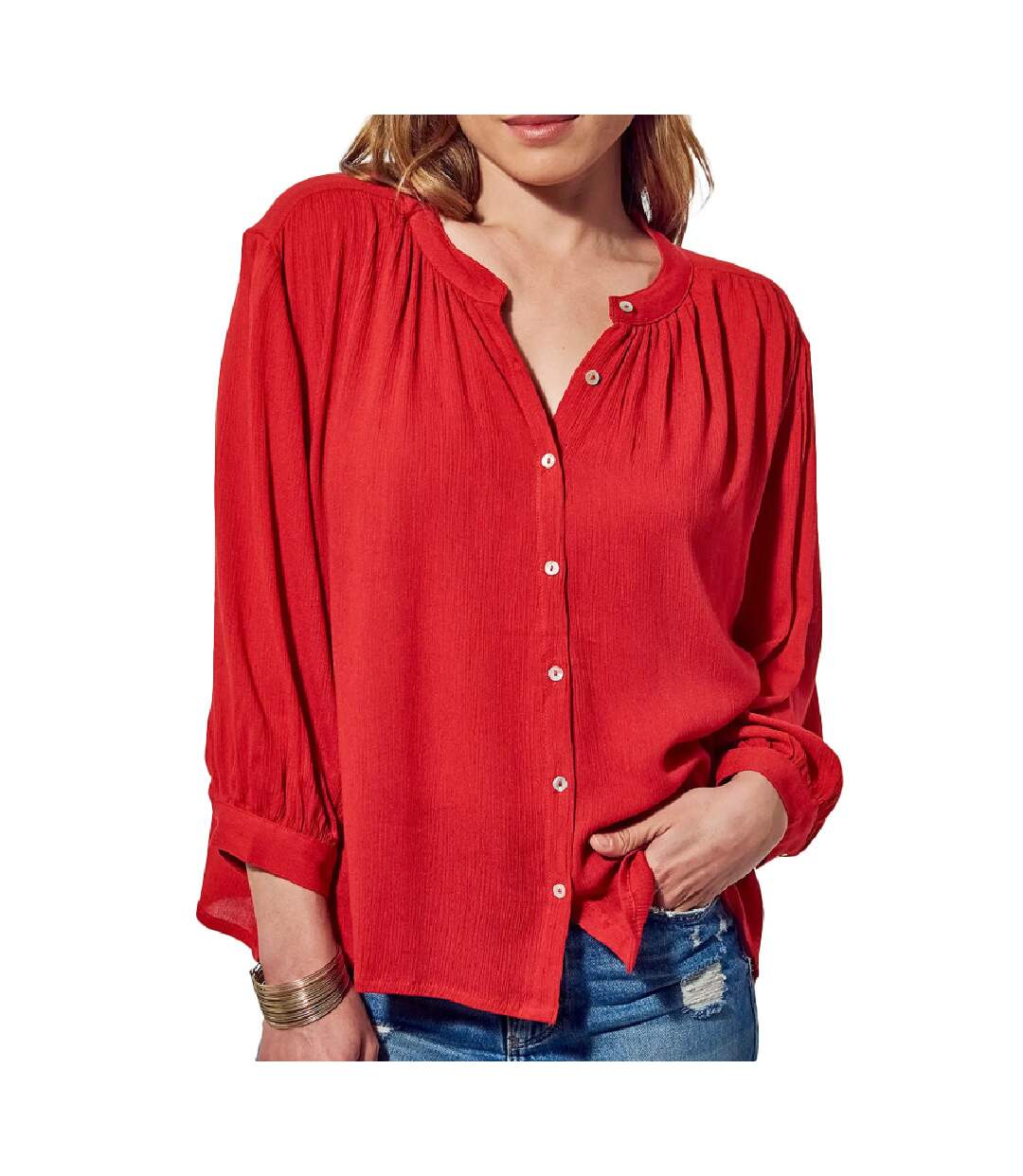 Chemise Rouge Femme Kaporal Jesso