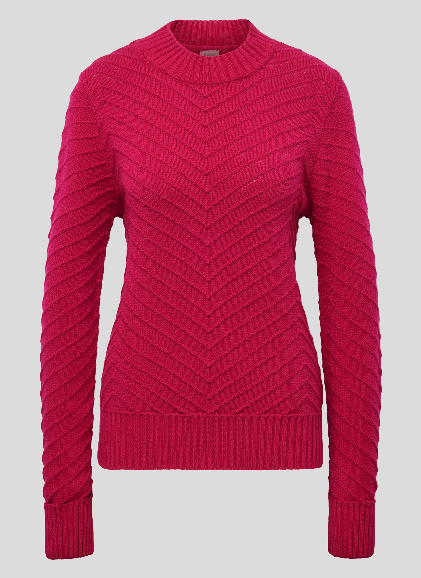 Rabe Strickpullover mit Ripp-Muster