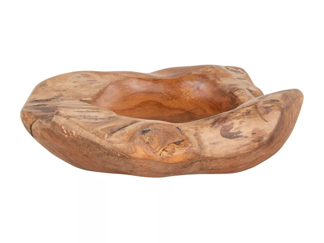 Bol en teck Ø 20 x 8 cm