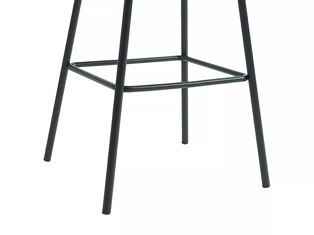 Lot de 2 tabourets en tissu et métal noir - Terracotta - LAZONI de Pascal Morabito