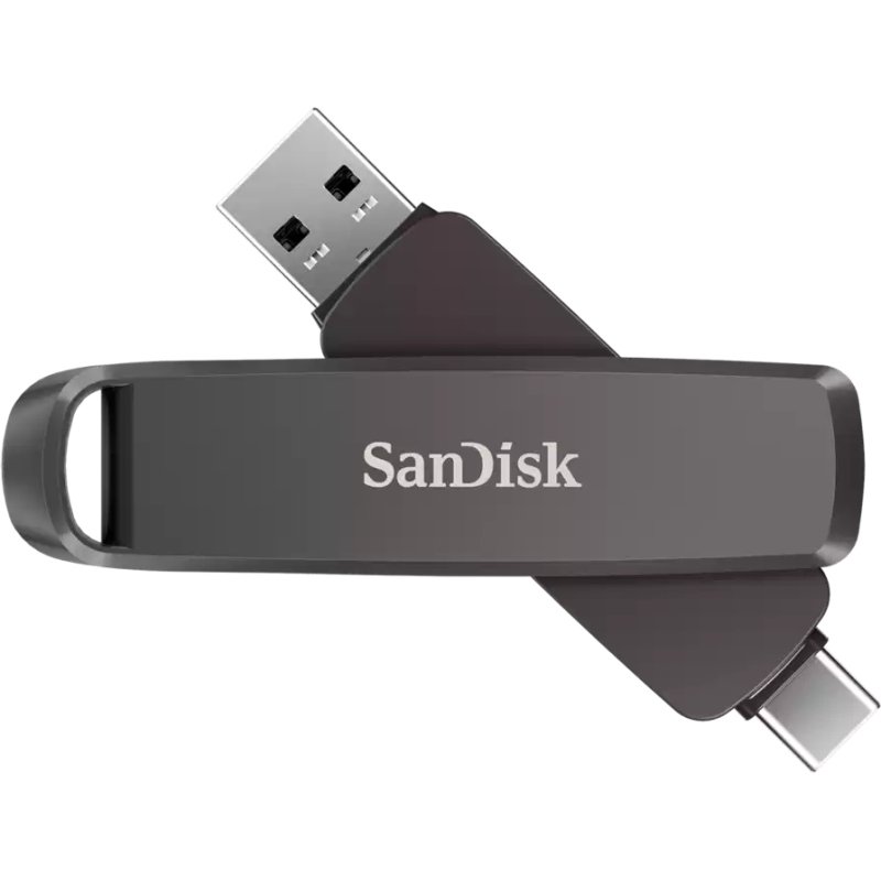SanDisk SDDDE1-2T00-G46 lecteur USB flash 2 To USB Type-A / USB Type-C 3.2 Gen 2 (3.1 Gen 2) Noir