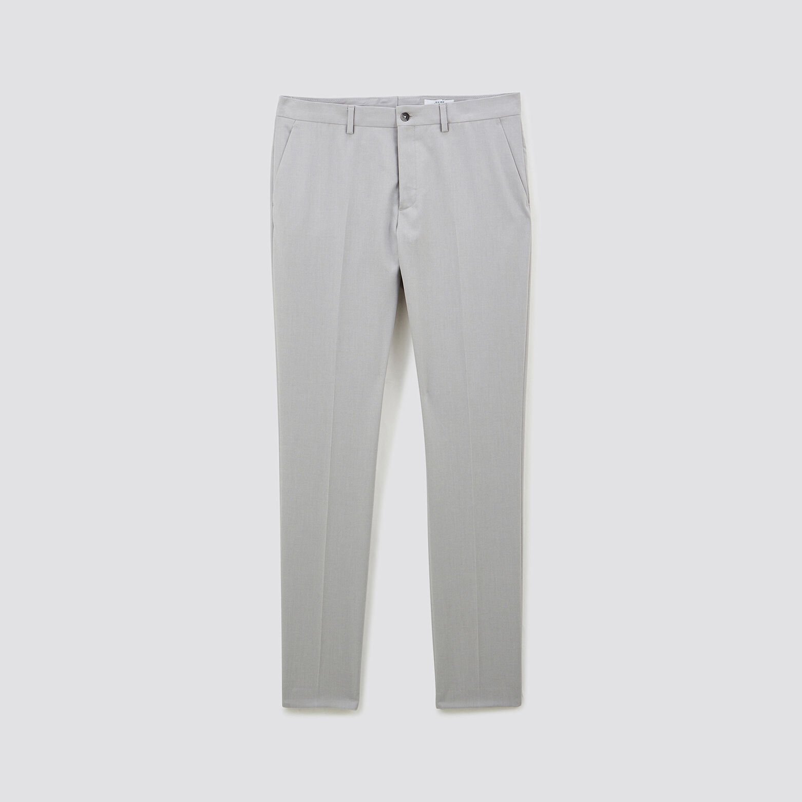 Pantalon de costume slim bi-ton Gris clair