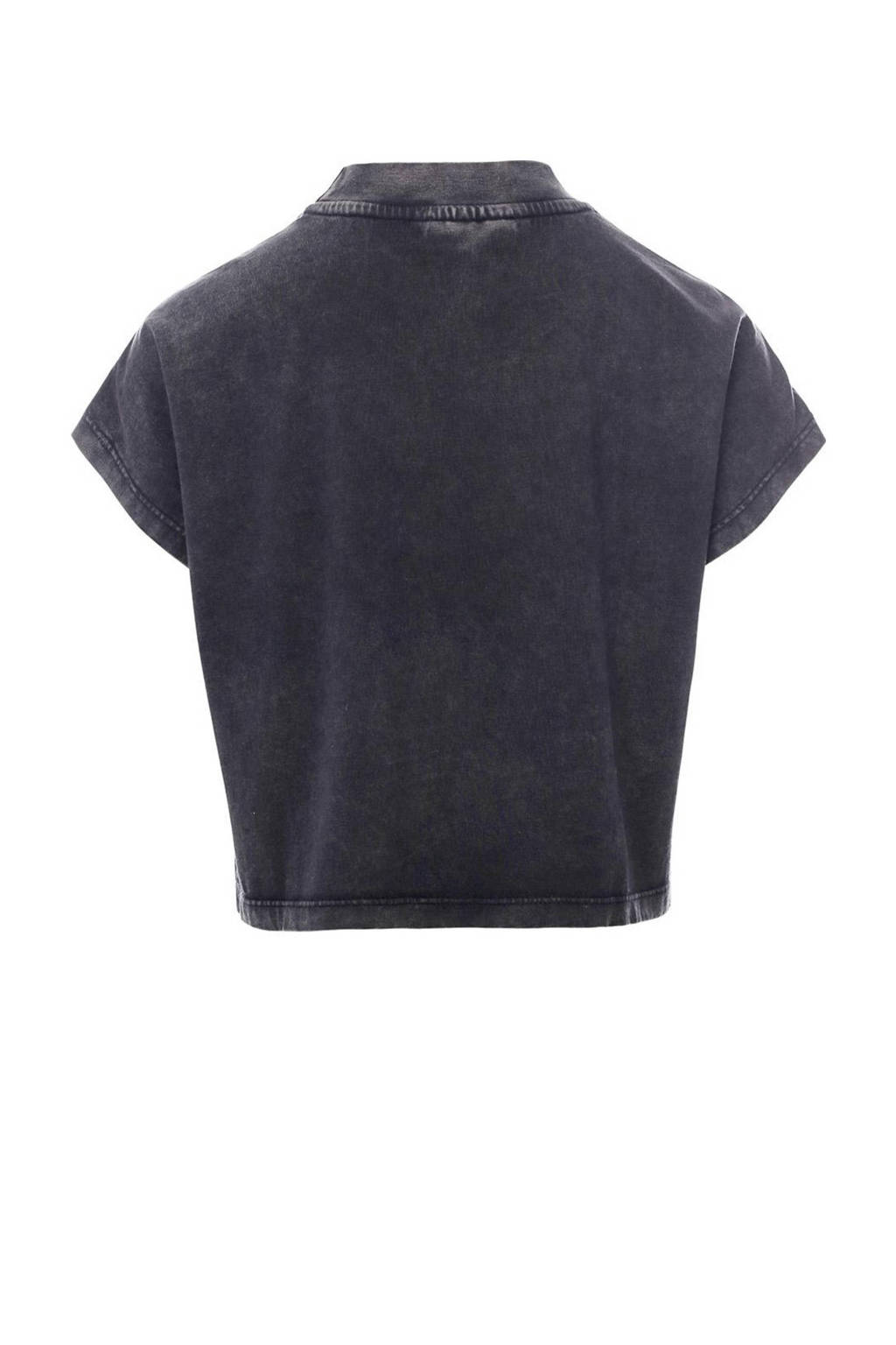 LOOXS T-shirt met tekst donkergrijs