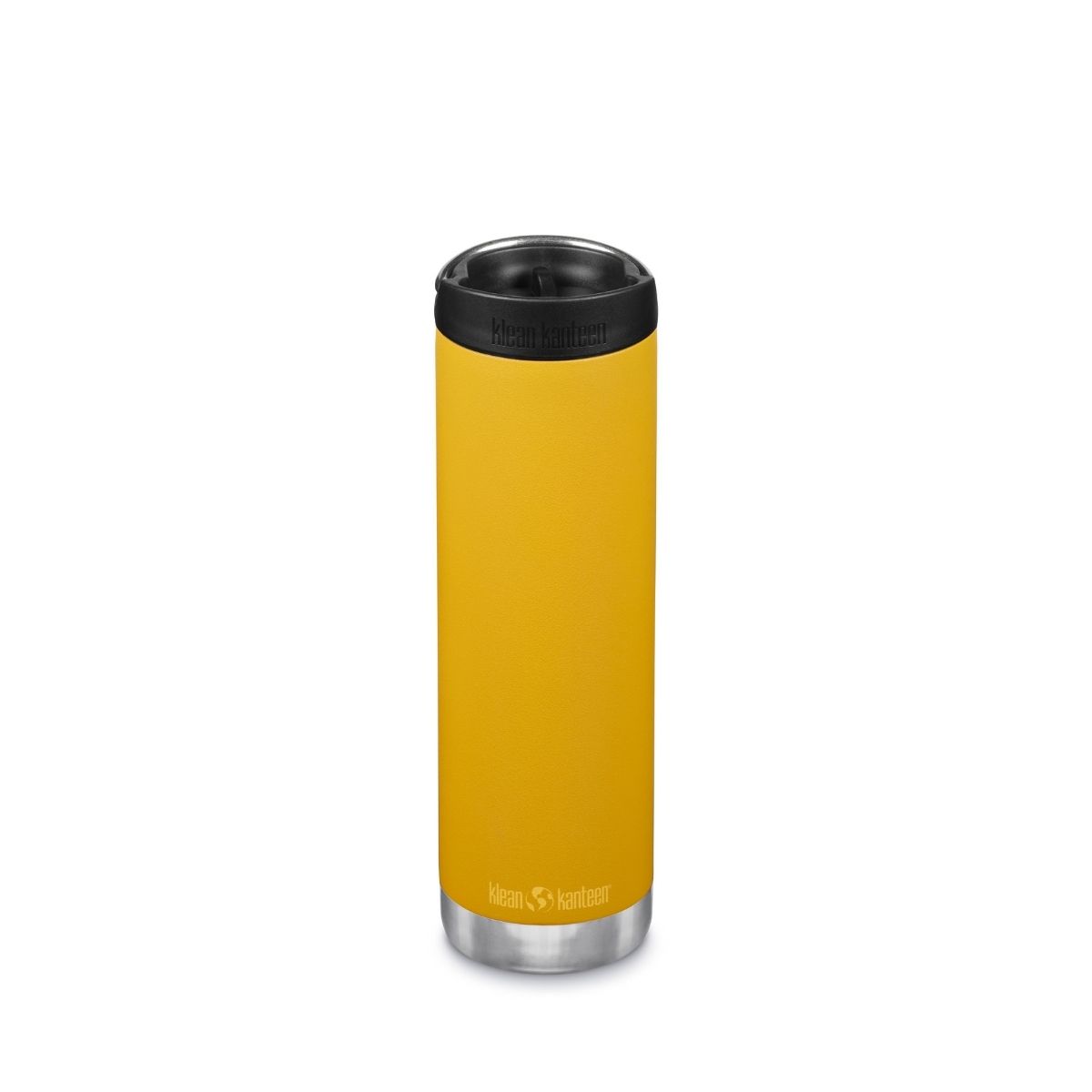 Garrafa térmica isolada Klean Kanteen Tkwide de 591 ml (20 oz) com tampa para café.