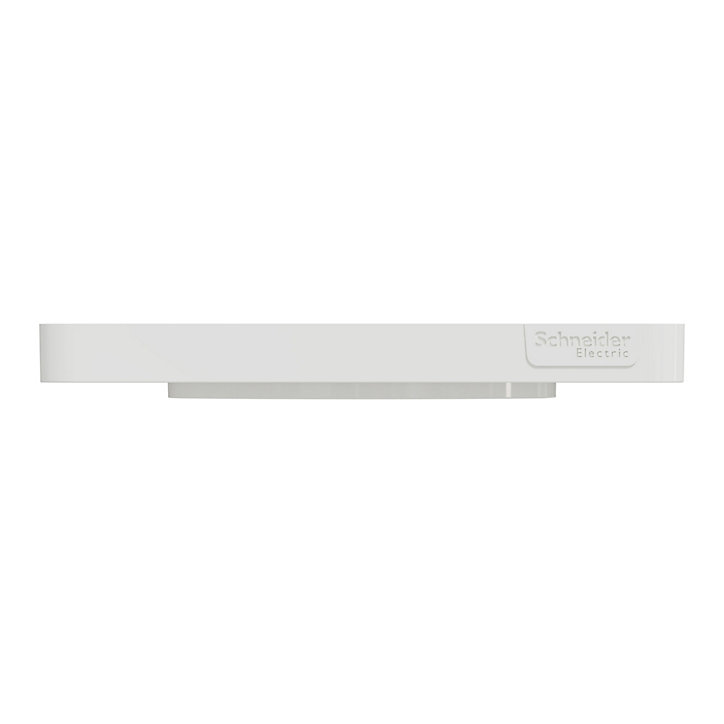 Plaque de finition simple Schneider Electric Odace Touch blanc