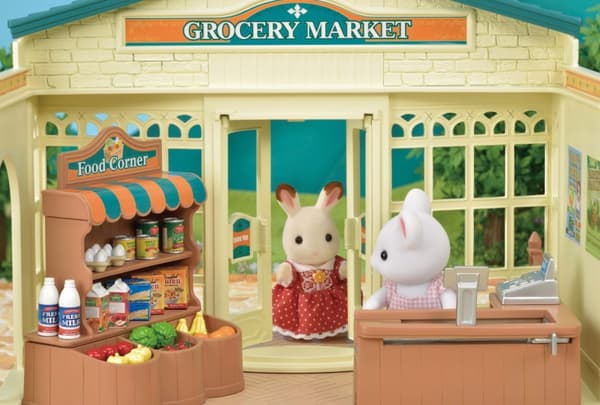 Sylvanian Families Supermarked i landsbyen
