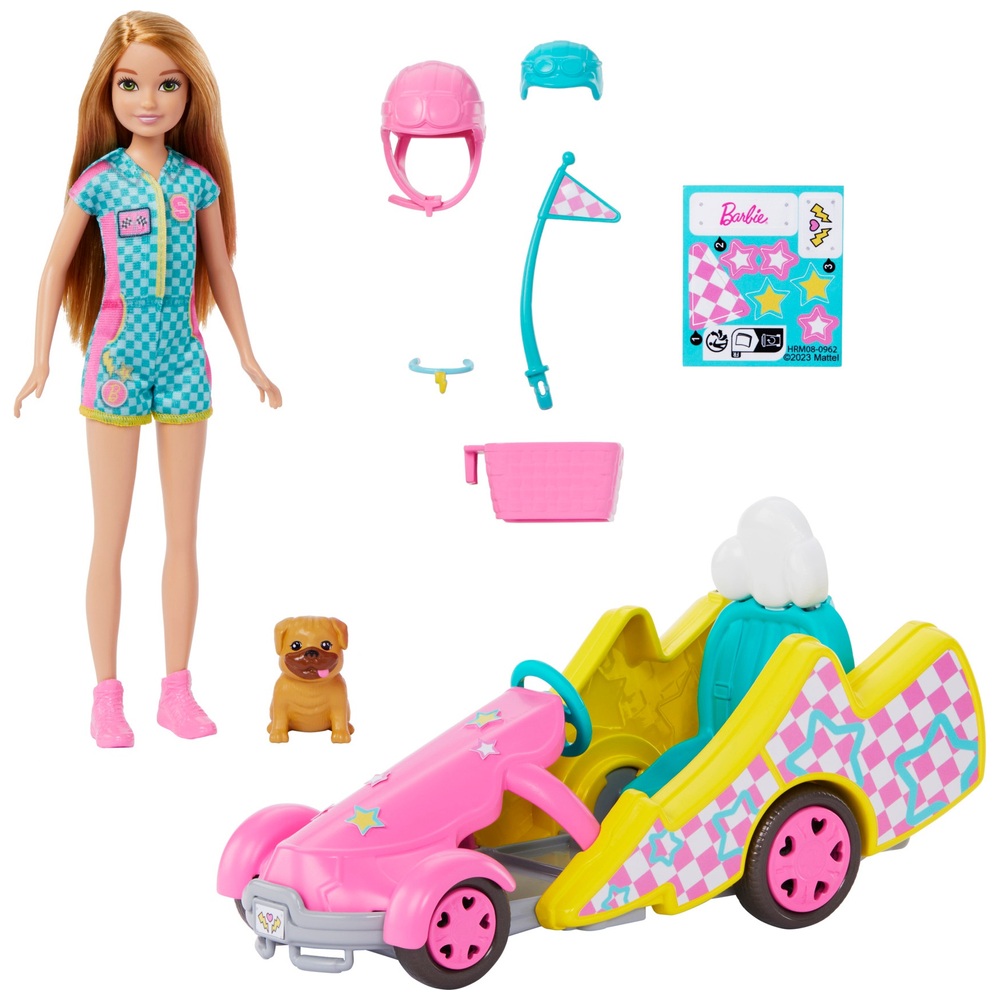 Barbie und Stacie retten Go-Kart-Set