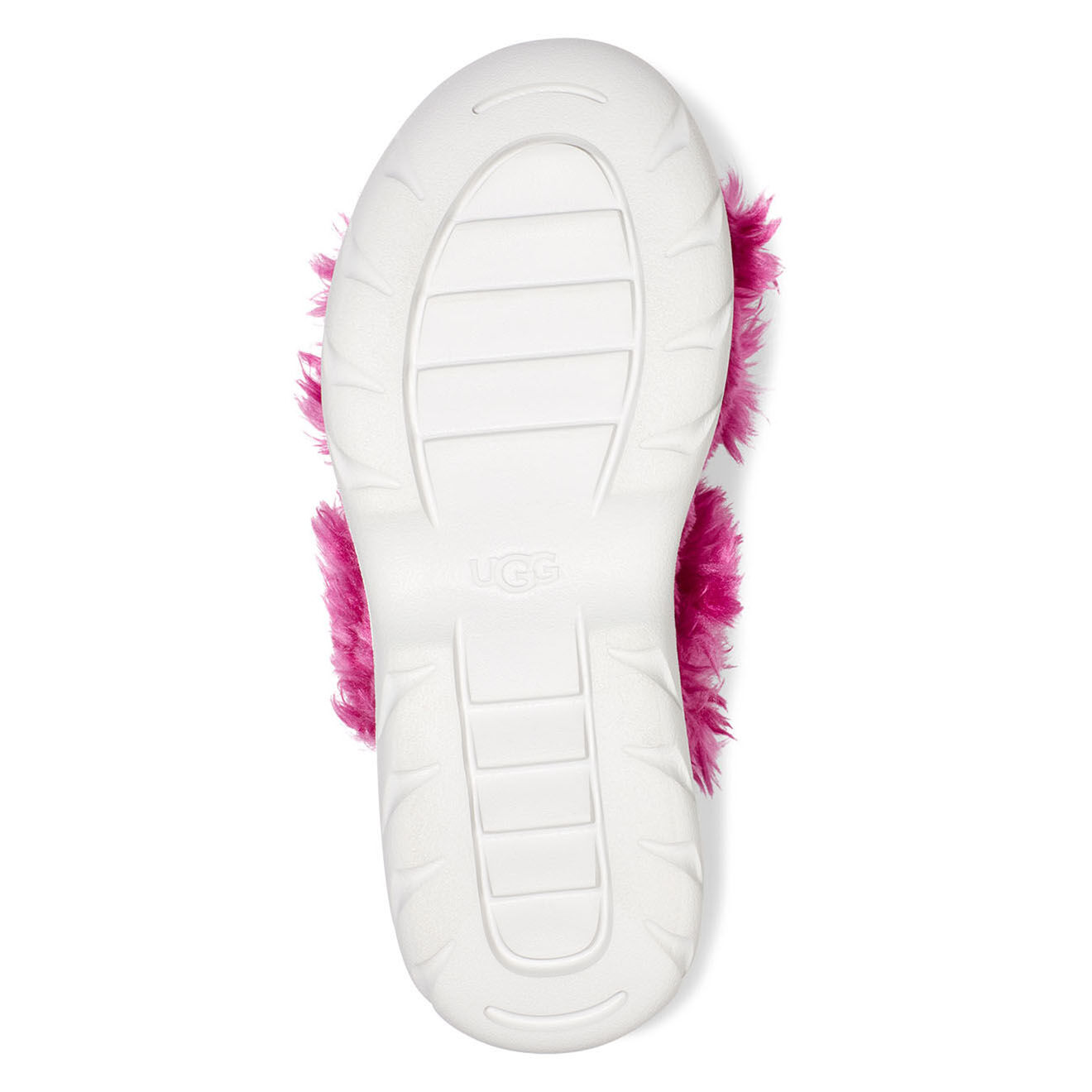 Ugg Sandales chaussons en Fausse fourrure Fluff Sugar roses
