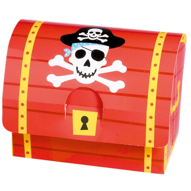 8 Geschenkboxen - Piraten - ca. 8,2 x 10,7 x 6,3 cm