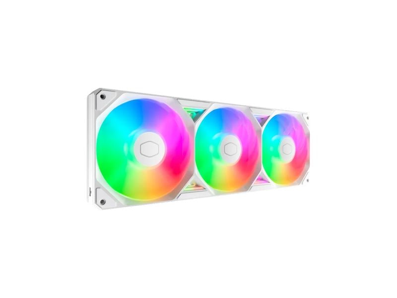 Cooler Master Wasserkühlung SickleFlow Edge 360 ARGB Weiss CPU-Luftkühler mit AMD- und Intel-Kompatibilität