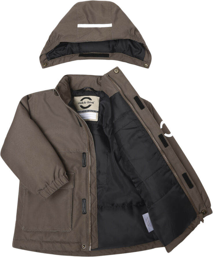 Mikk-Line Heating Jacket Parka Chocolate chip
