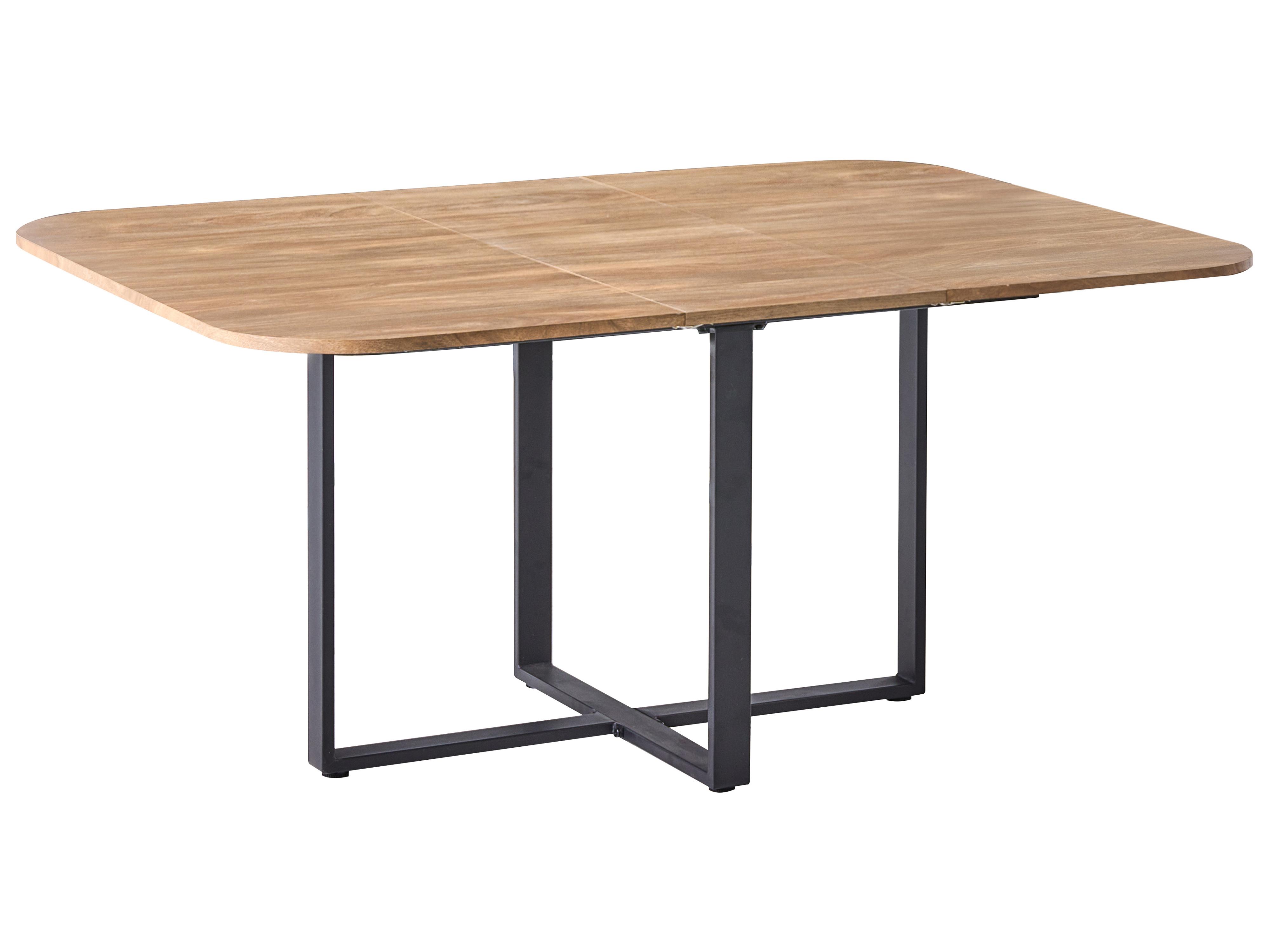 Eettafel uitschuifbaar COOPER Bruin 120 cm 120/160 cm