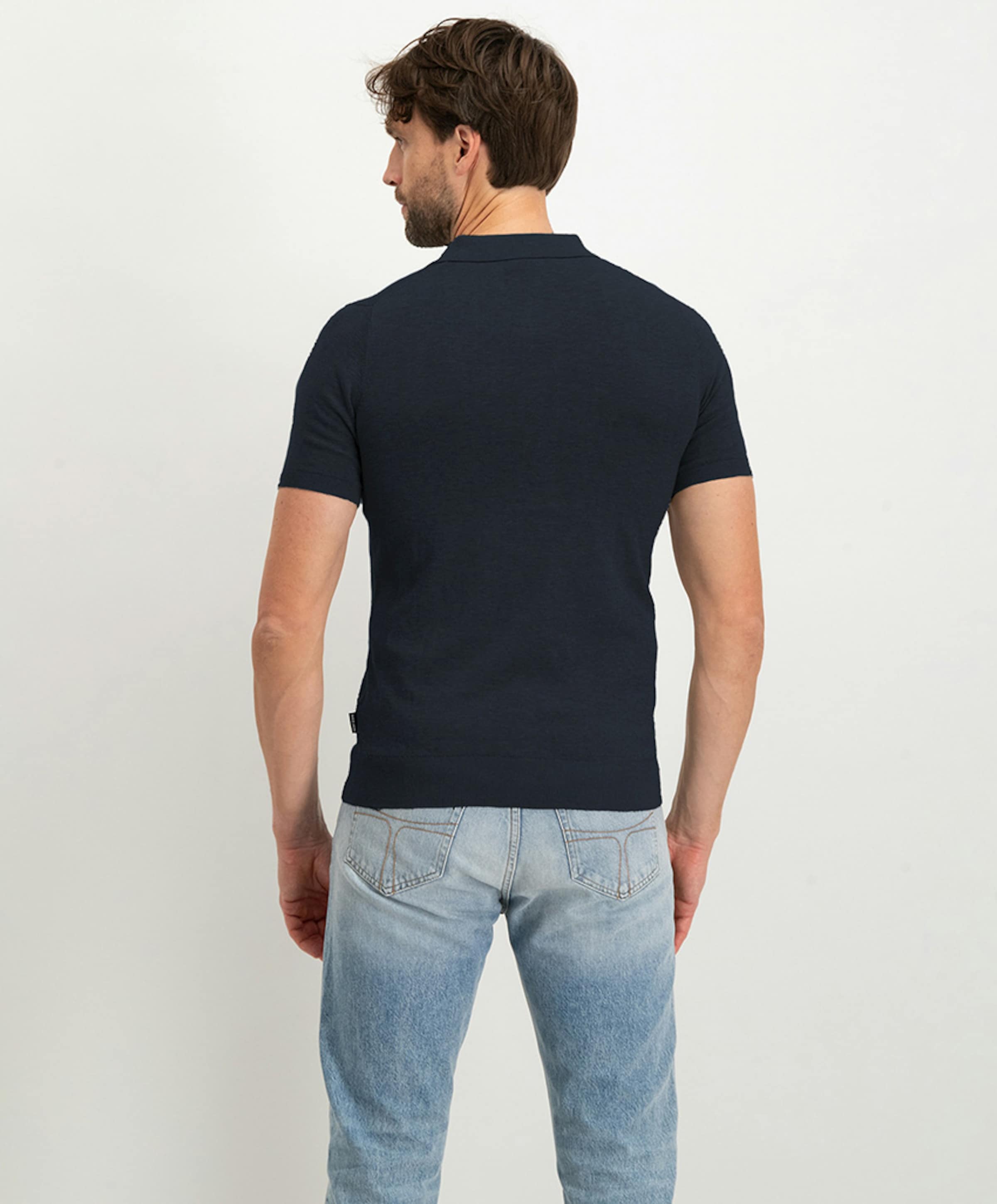 Saint Steve Heren polo blauw