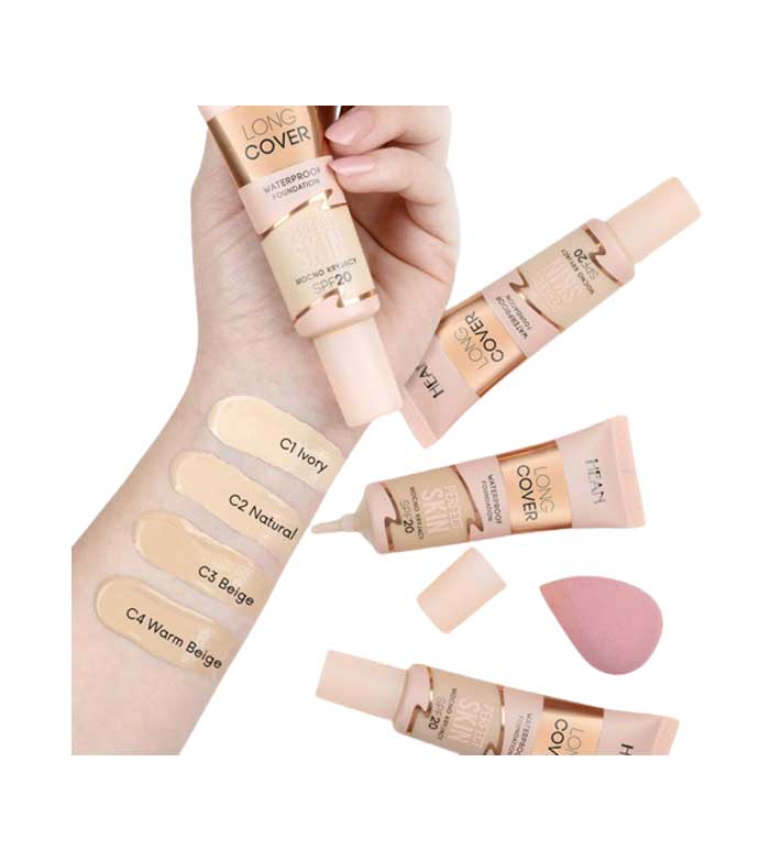 Hean - Base Long Cover Perfect Skin SPF20 - C03: Beige