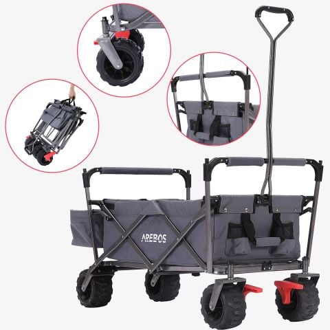 Bollerwagen mit Dach Standard
