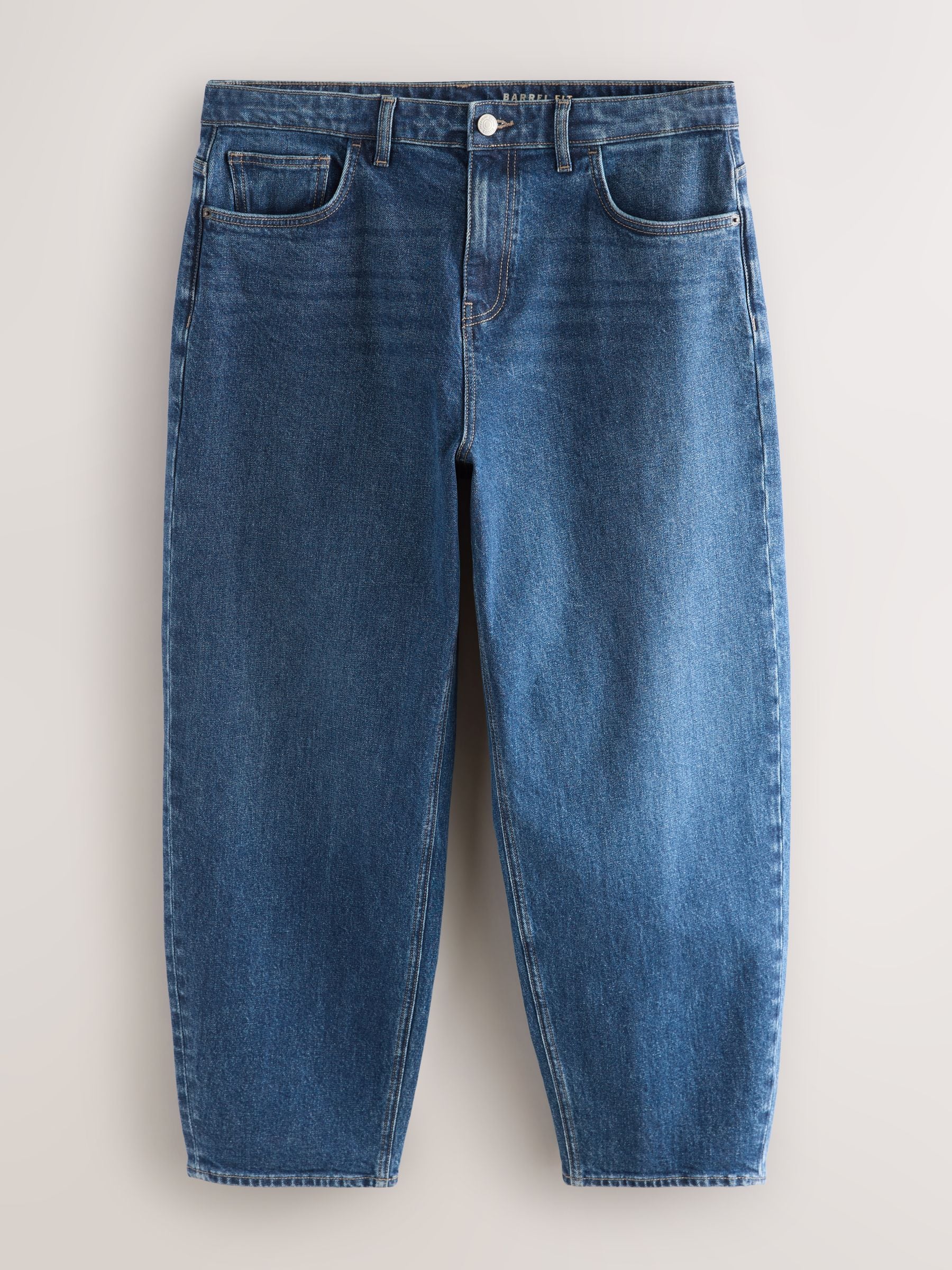 Blauw Klassiek Vintage - Barrel Fit - Vintage wash denim jeans