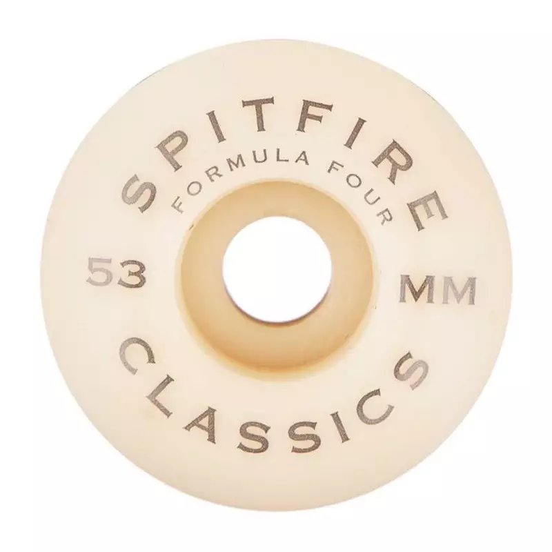 Roues skate SPITFIRE (x4) F4 Classics Blanc 99D 53mm