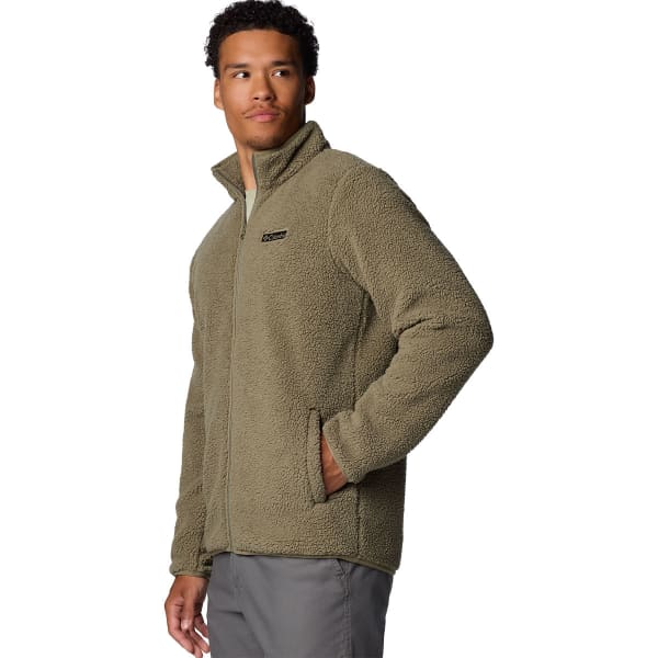 Veste polaire COLUMBIA RUGGED RIDGE III SHERPA FULL ZIP STONE GREEN