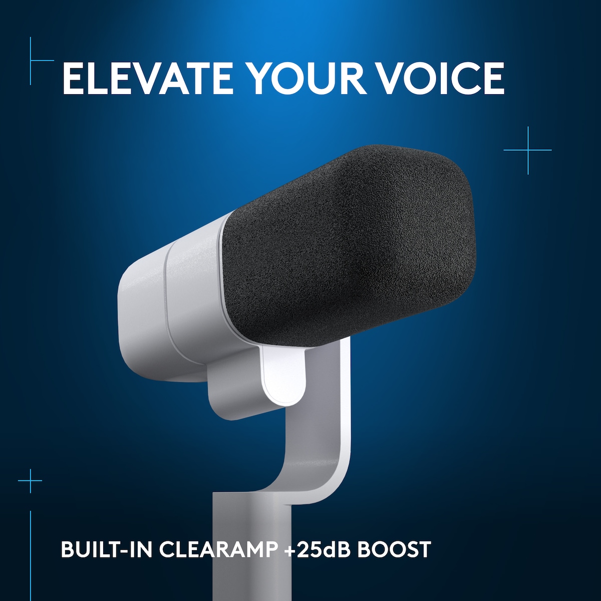 Logitech G Yeti Studio mikrofon (hvit)