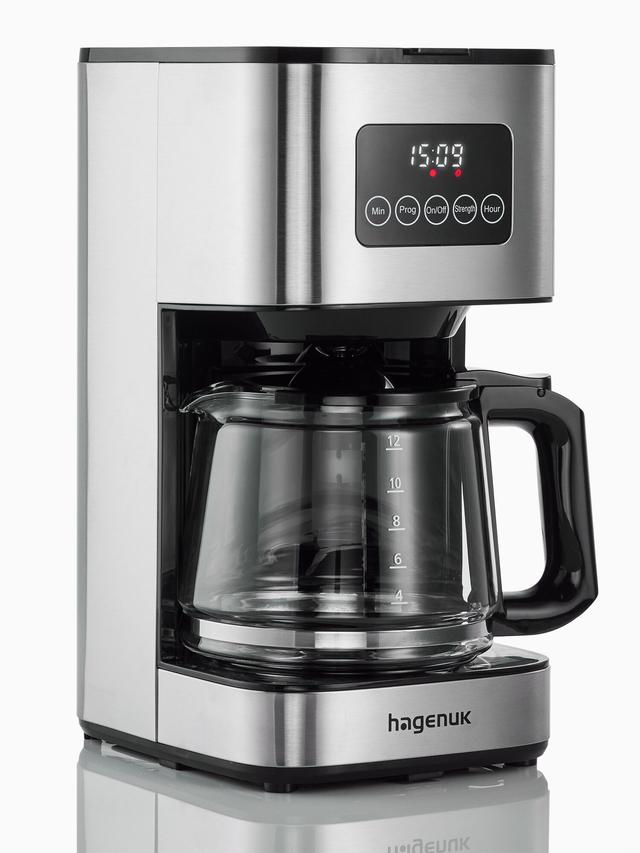 Digitale Edelstahl-Kaffeemaschine