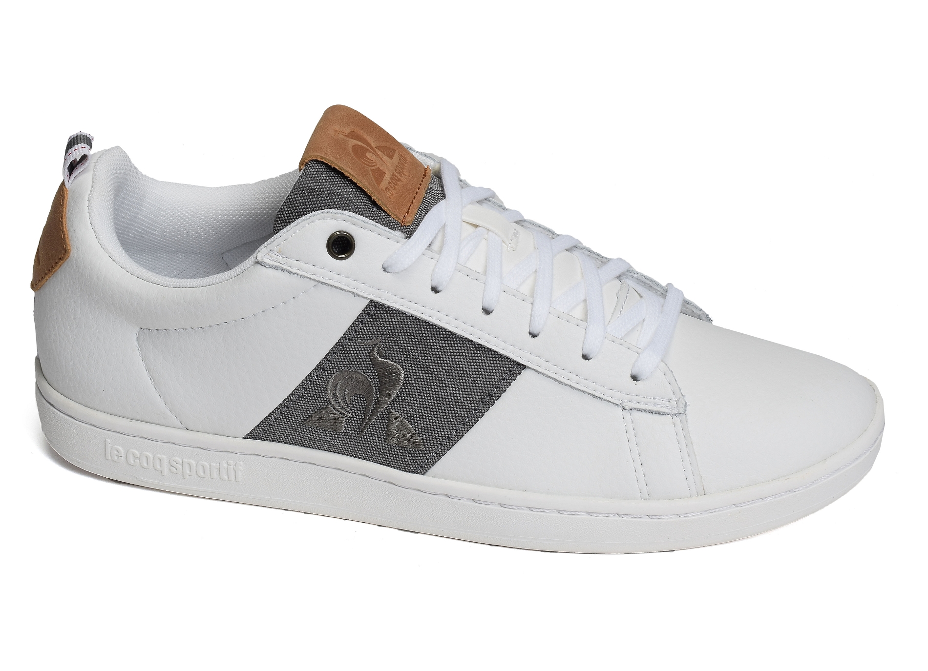 Courtclassic denim blanc gris