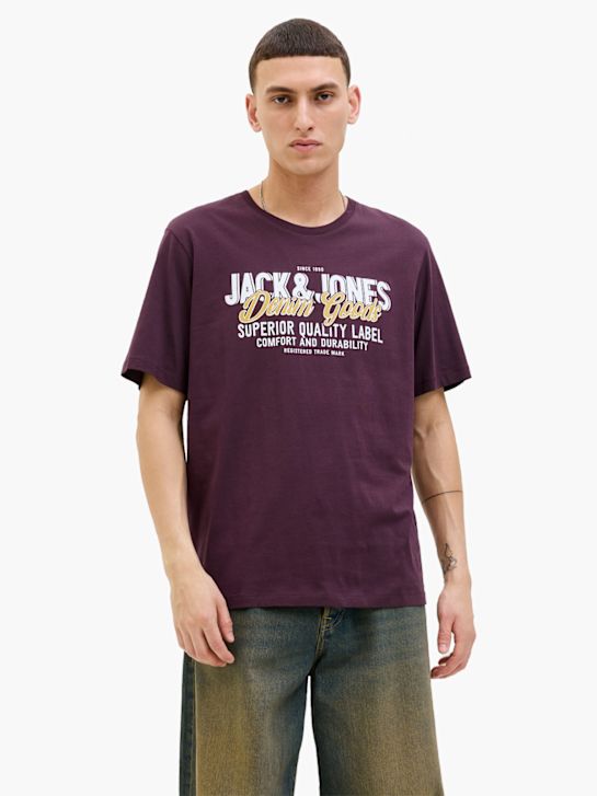 JACK & JONES T-Shirt Lila