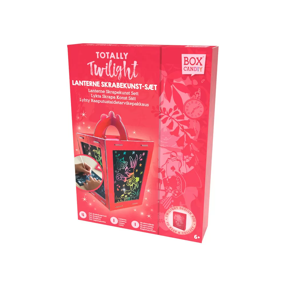 BOX CANDIY Scratch Art Lantern - Totally Twilight - 1 stk