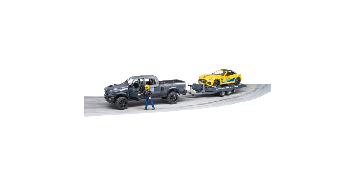 bruderRAM 2500 Power Wagon en Roadster Bruder Racing Team Modelvoertuig  (02504)
