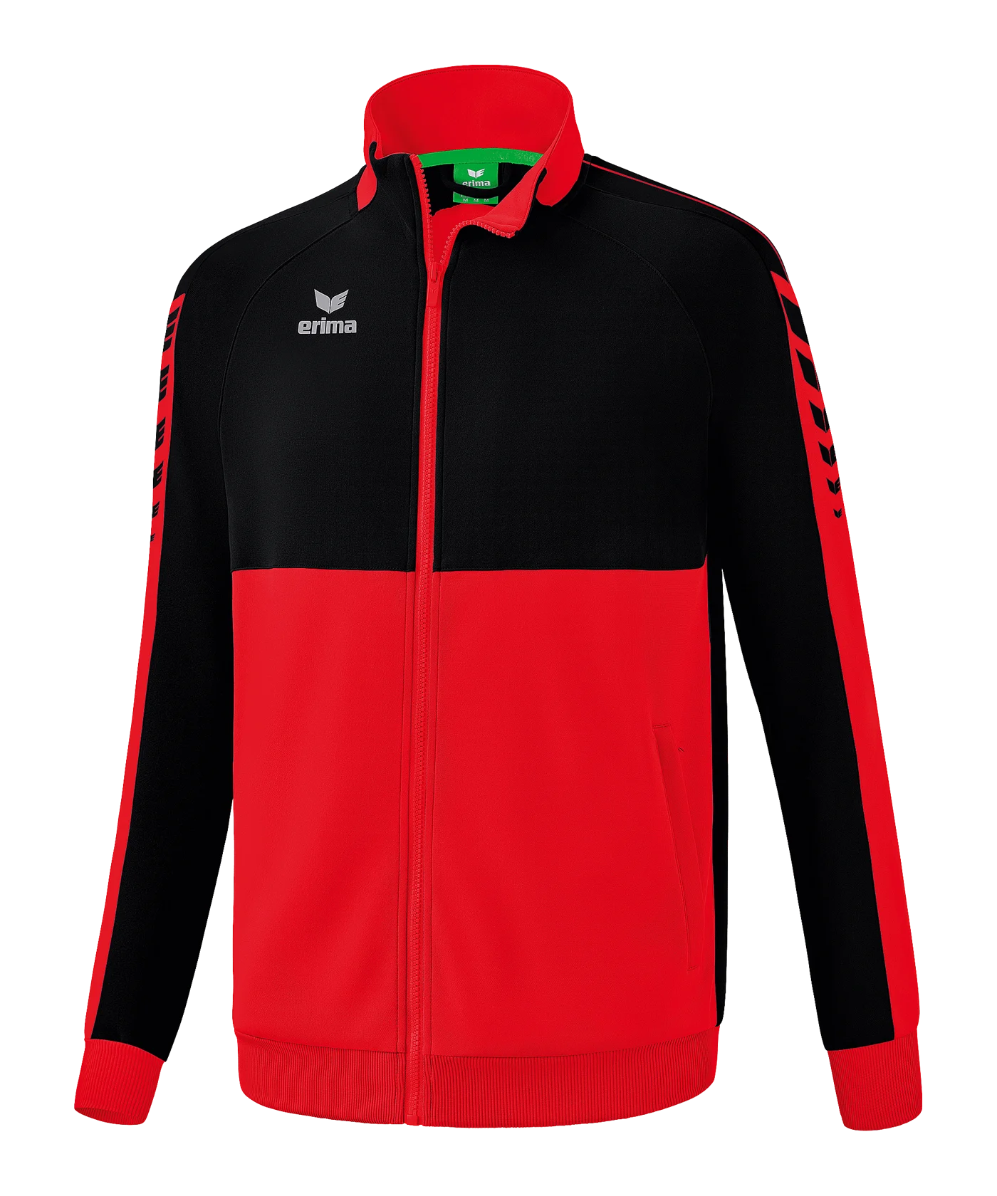 Erima Six Wings Trainingsjacke Kids Rot Schwarz