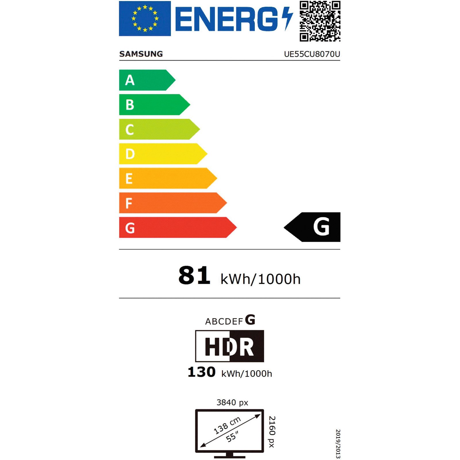 Samsung LED-TV UE55CU8070 UXXN, 55