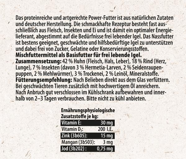 Dehner Natura Premium Igel Power-Futter