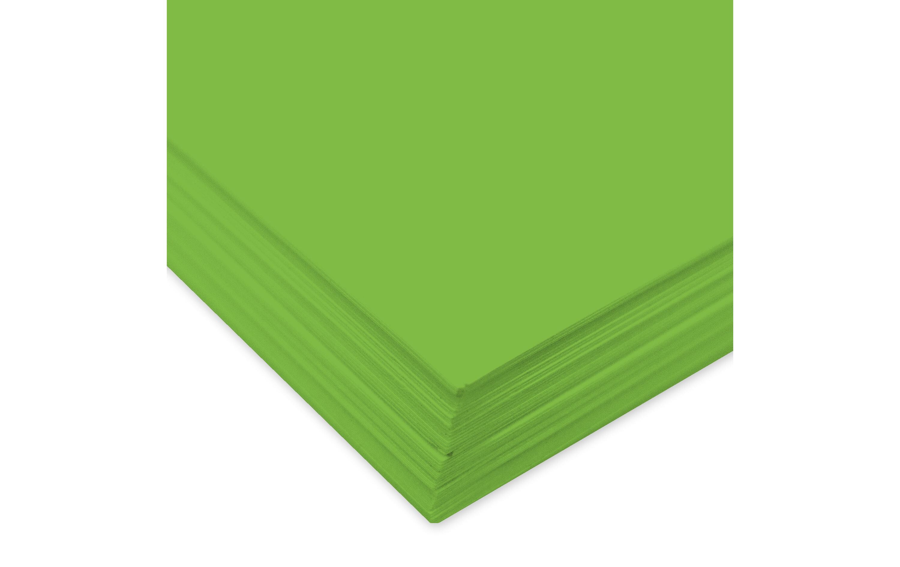 Tonzeichenpapier A4, 130 g/m², 100 Blatt, TropicgrünTonzeichenpapier in der Grosspackung