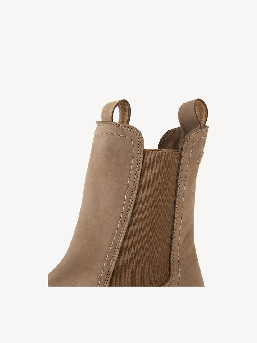 Leren Chelseaboot - beige