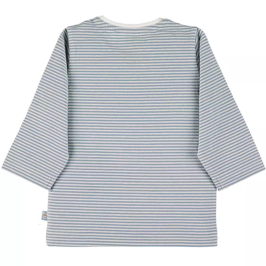 Sterntaler Langarm-Shirt gestreift hellblau