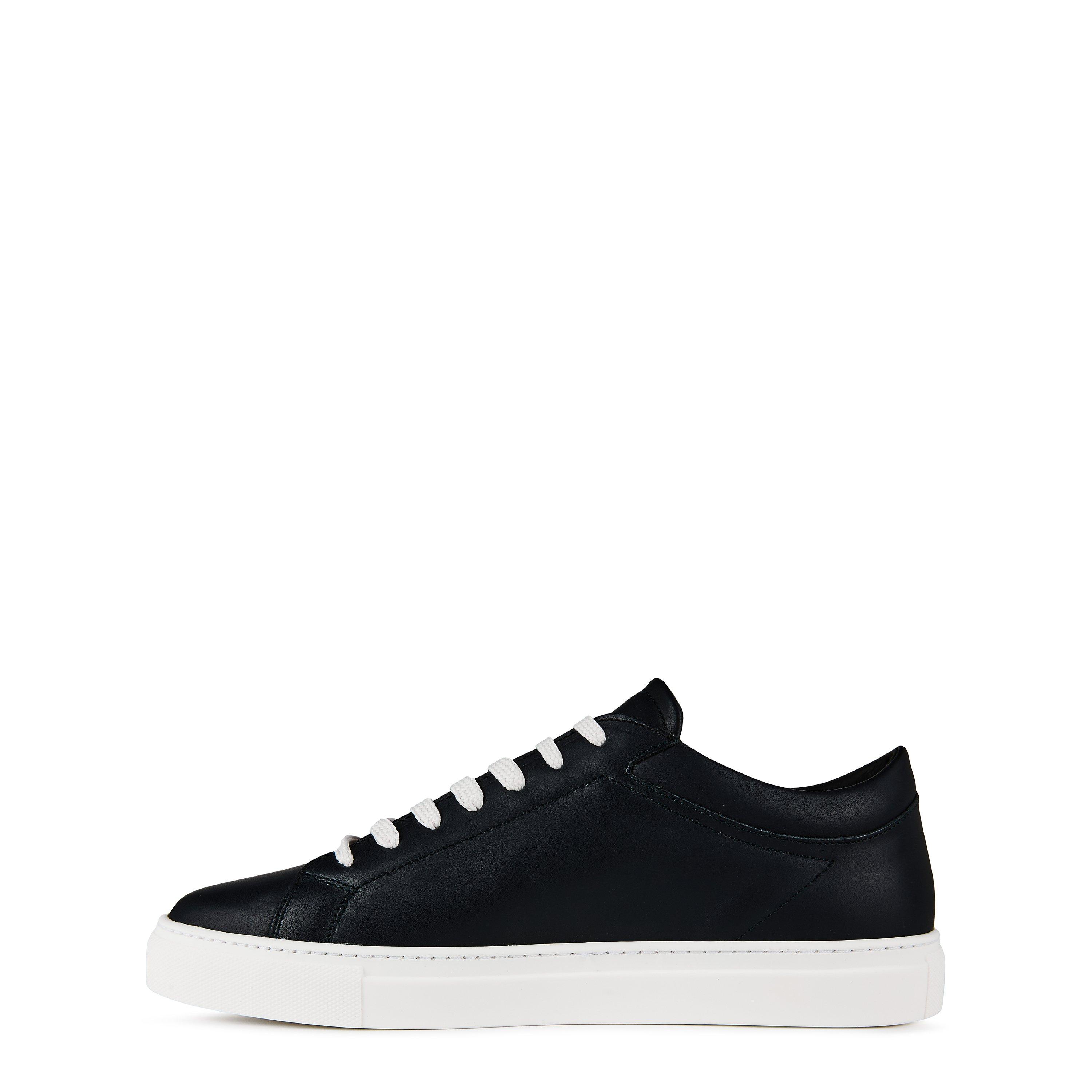 Emporio Armani Leather Trainers