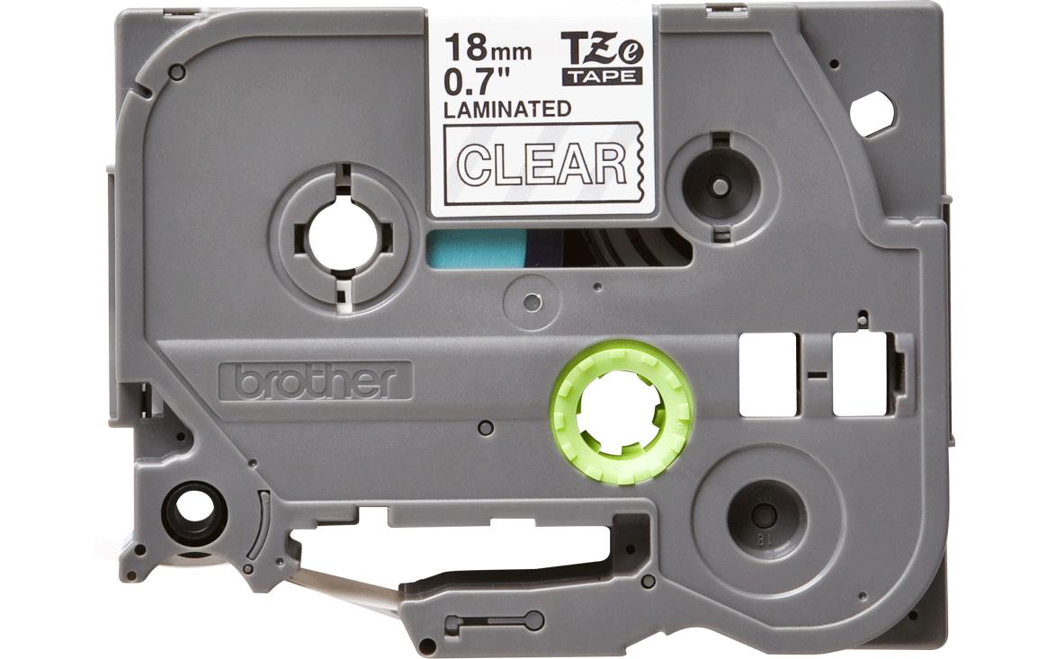 Beschriftungsband TZe-145 Weiss auf Transparent18 mm-Beschriftungsband für Etikettendrucker