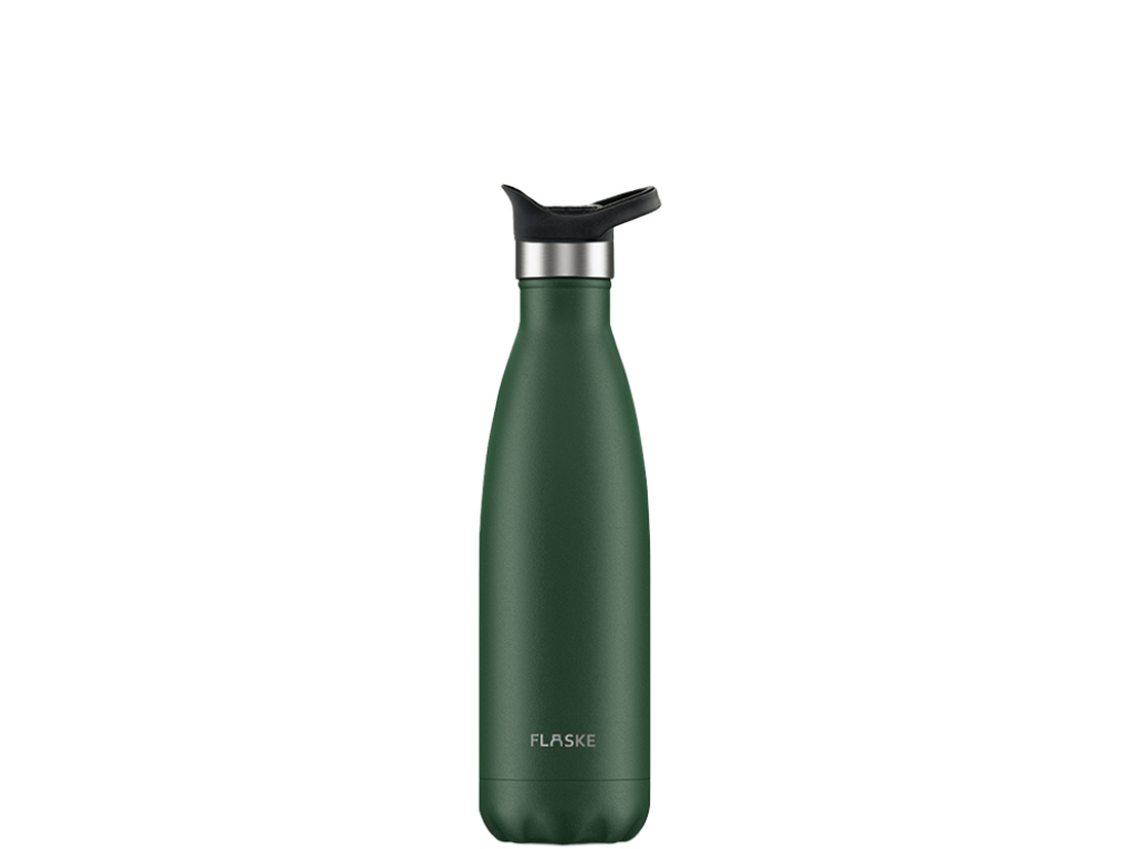 Flaske 500 ml  rvs drinkfles - moss