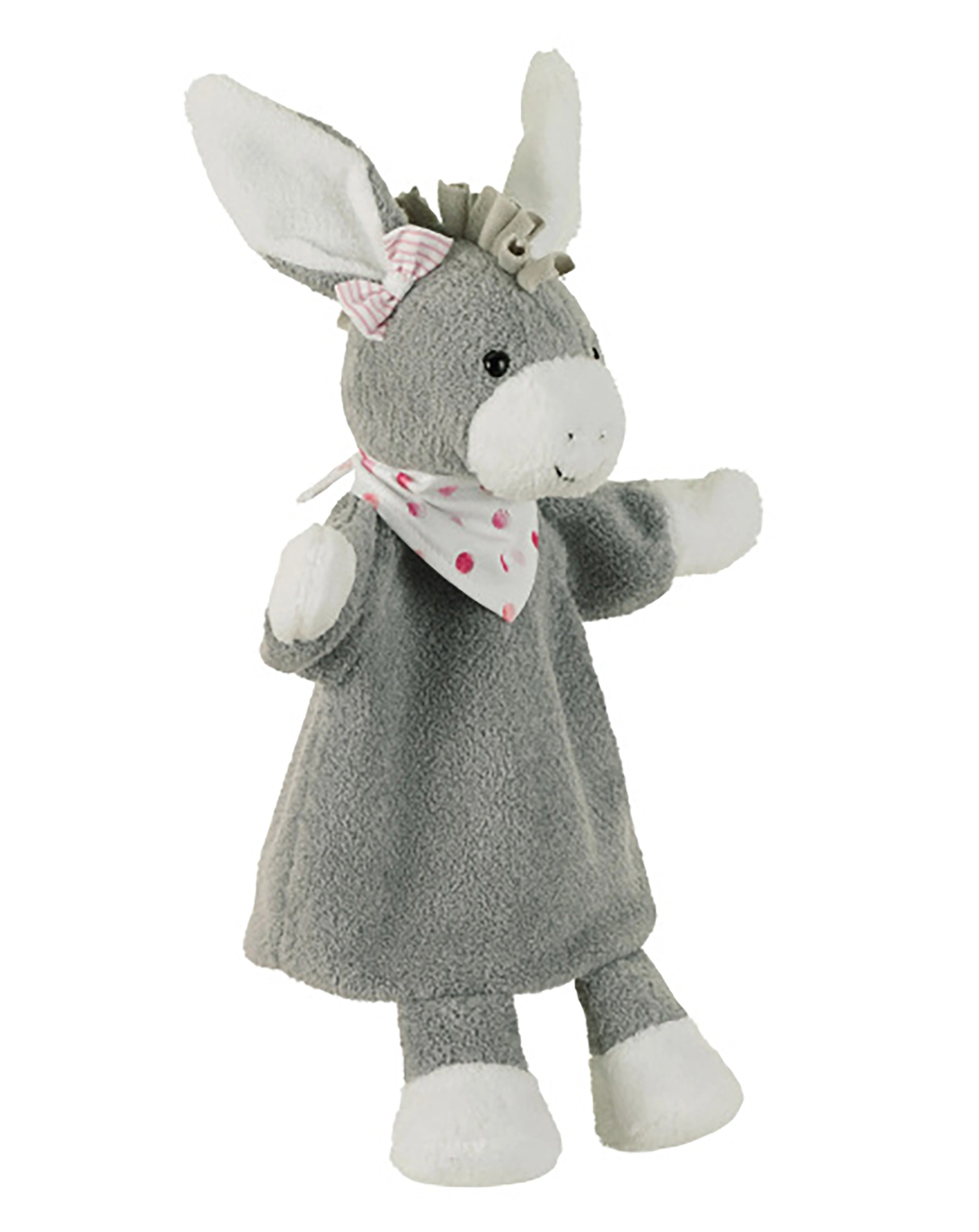 Handpuppe EMMI GIRL (34cm) in grau