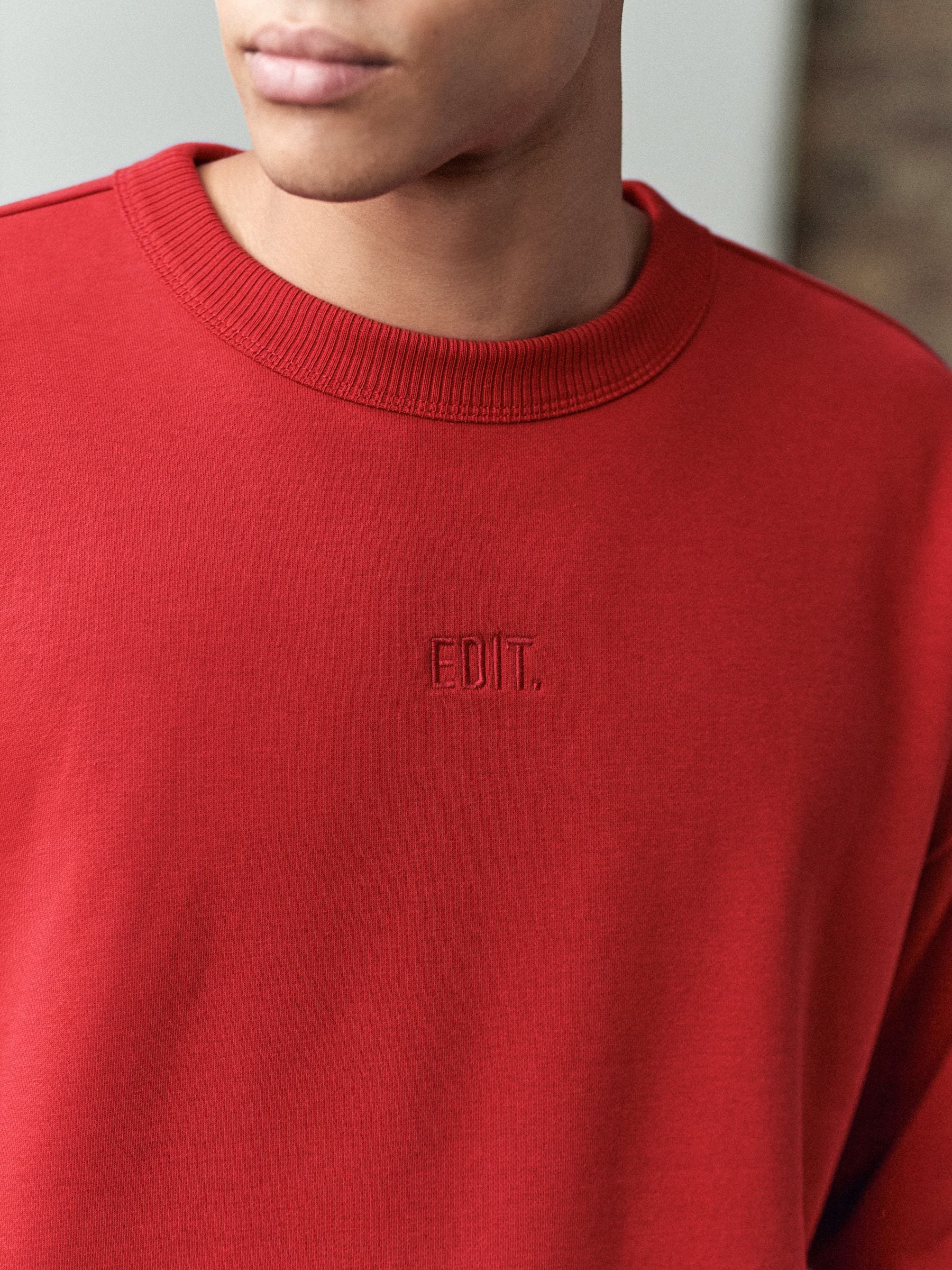 Rood - EDIT sweatshirt