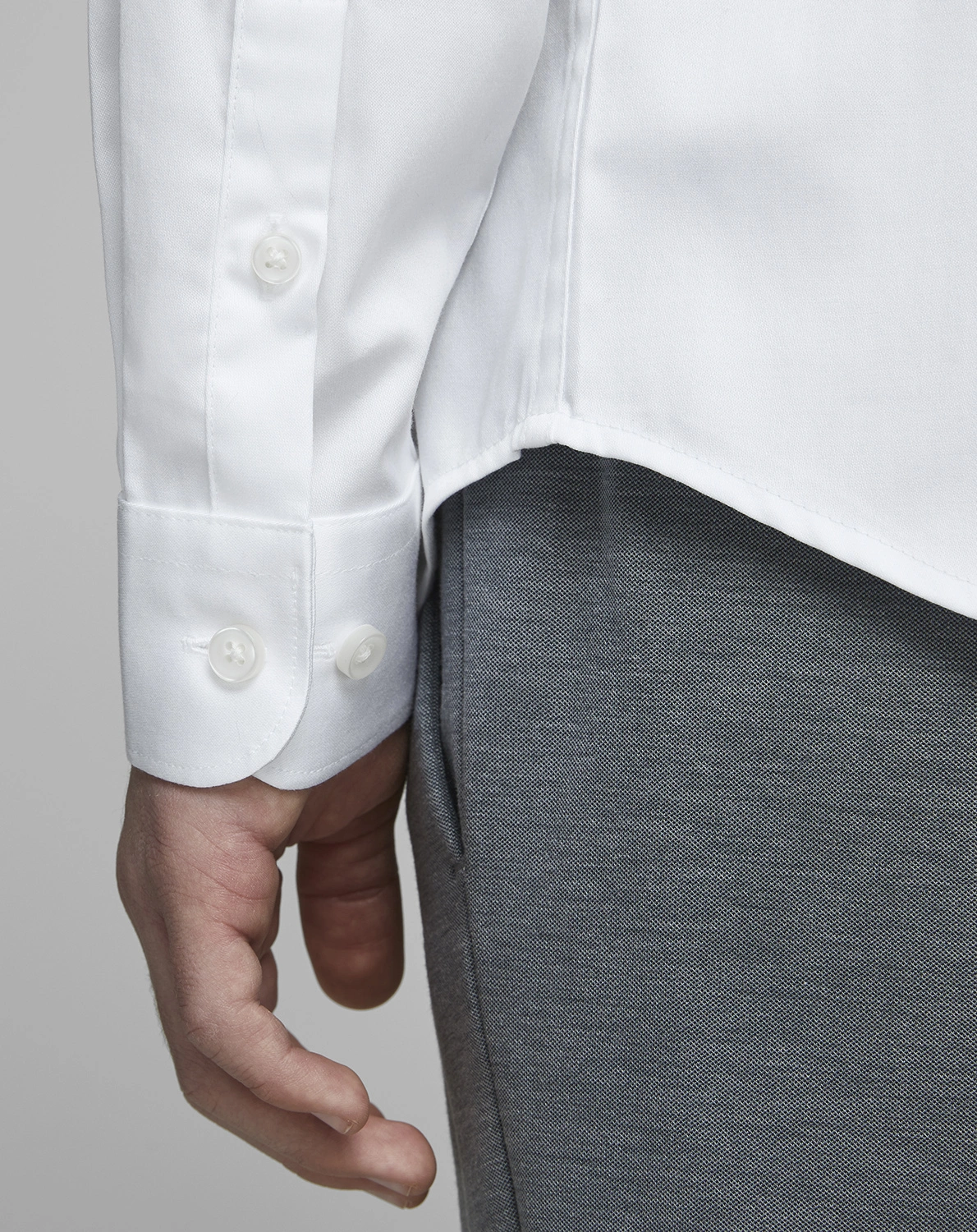 Langarm-Hemd ARMA in white