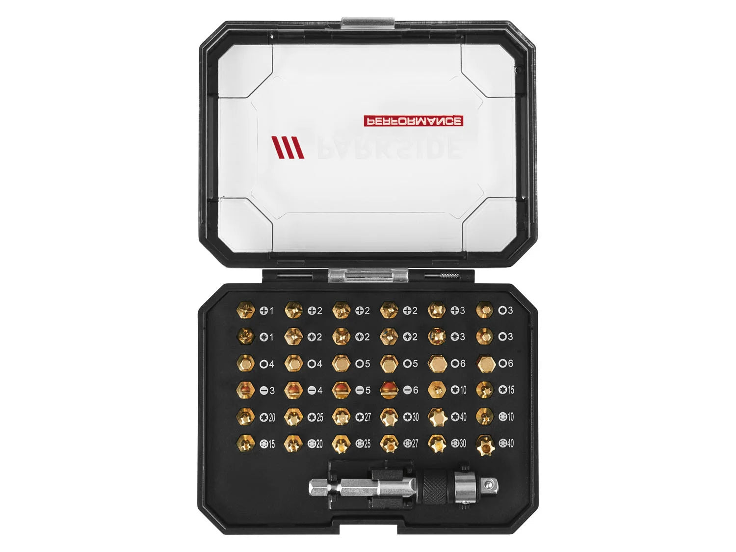 PARKSIDE PERFORMANCE&reg; torsion bit set / bit and socket set &raquo;PBSP 2 B2&laquo;