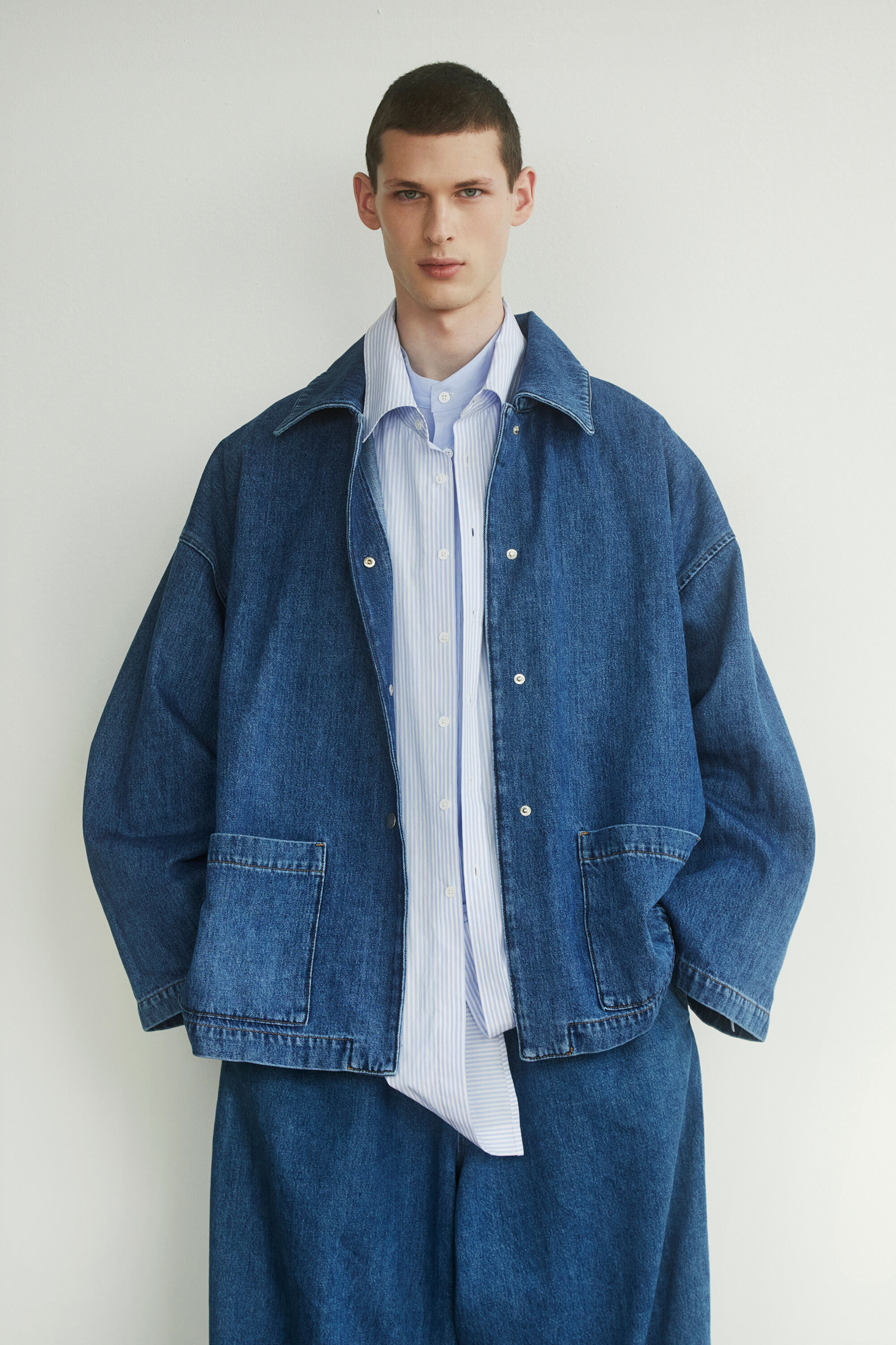Jaqueta jeans oversized Head Mayner