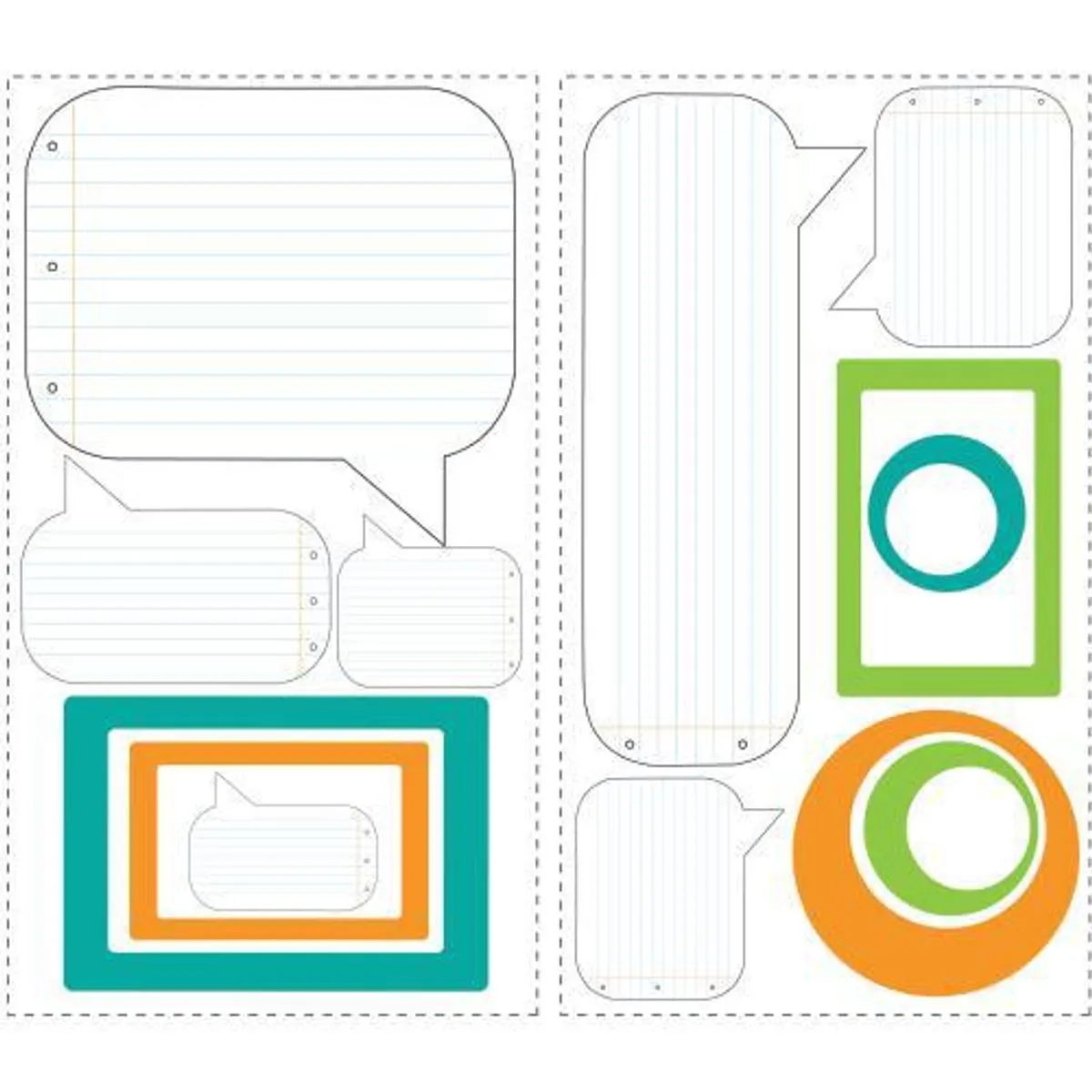 TheDecoFactory Cadres Photos et Bloc Notes - Stickers