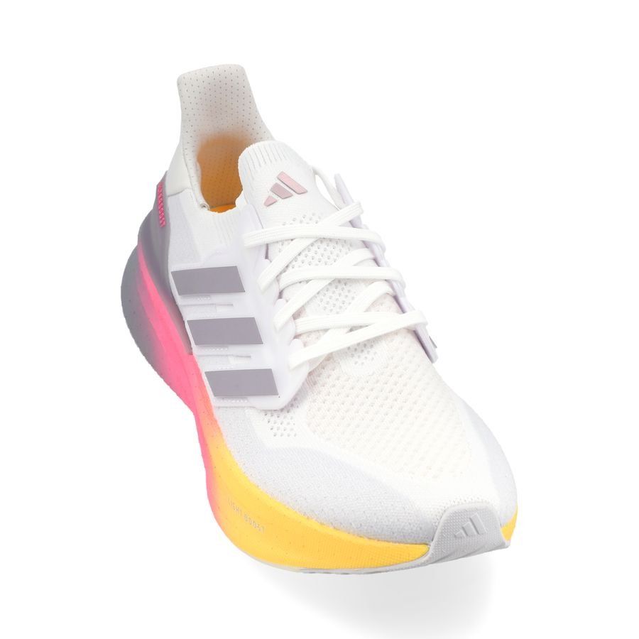 adidas Chaussures de Running Ultra Boost 5 - Blanc/Gris/Lucid Pink