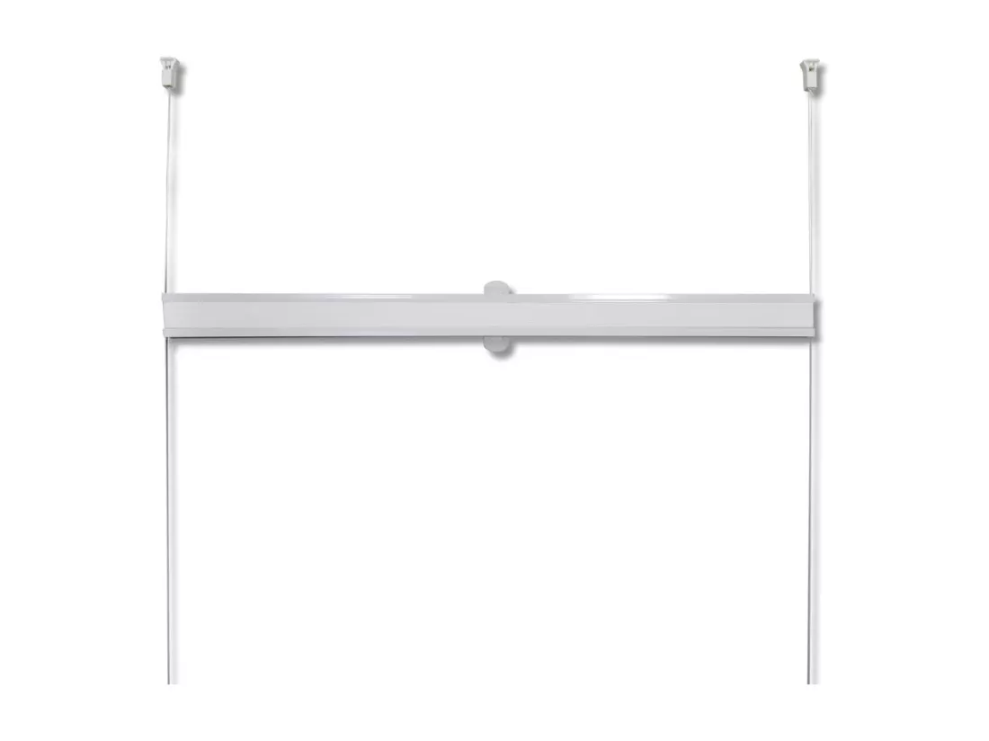 Store plissé en blanc blanche 60 x 60 x 100 cm 4102168