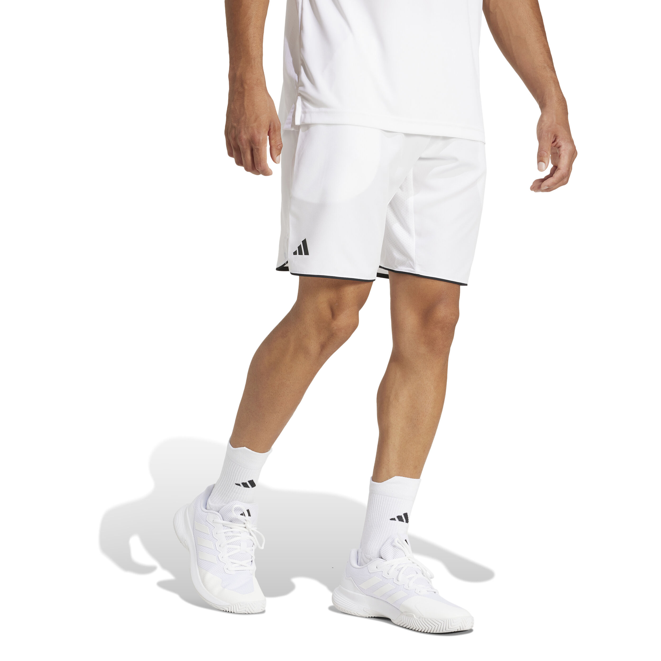 adidas Club 9in Shorts Hommes - Blanc